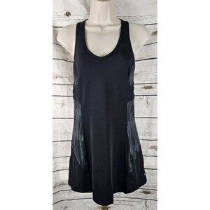 Lululemon Scratch Match Ace Dress 4 Black Tennis Pickleball Mesh Racer Back